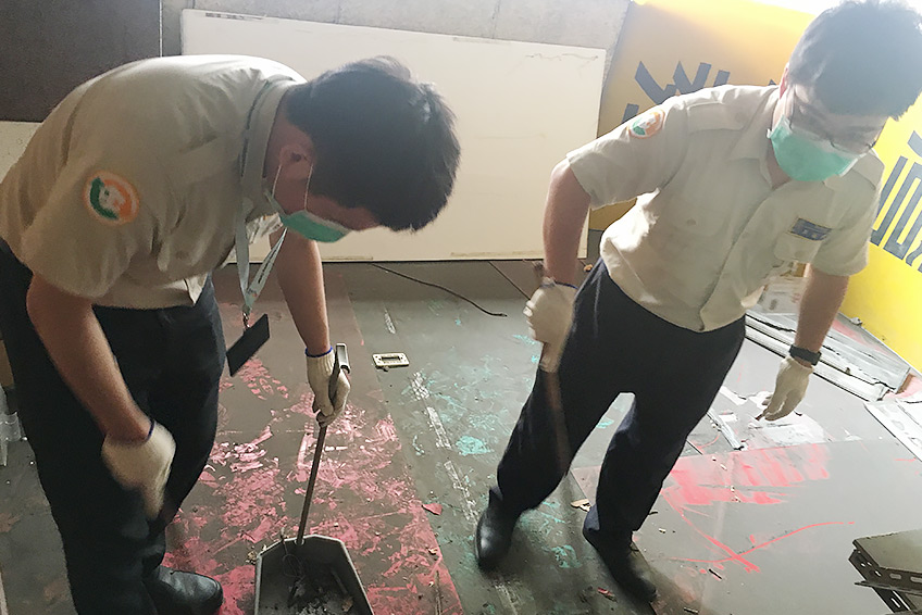 清掃環境是國訓中心替代役役男的居家服務之一