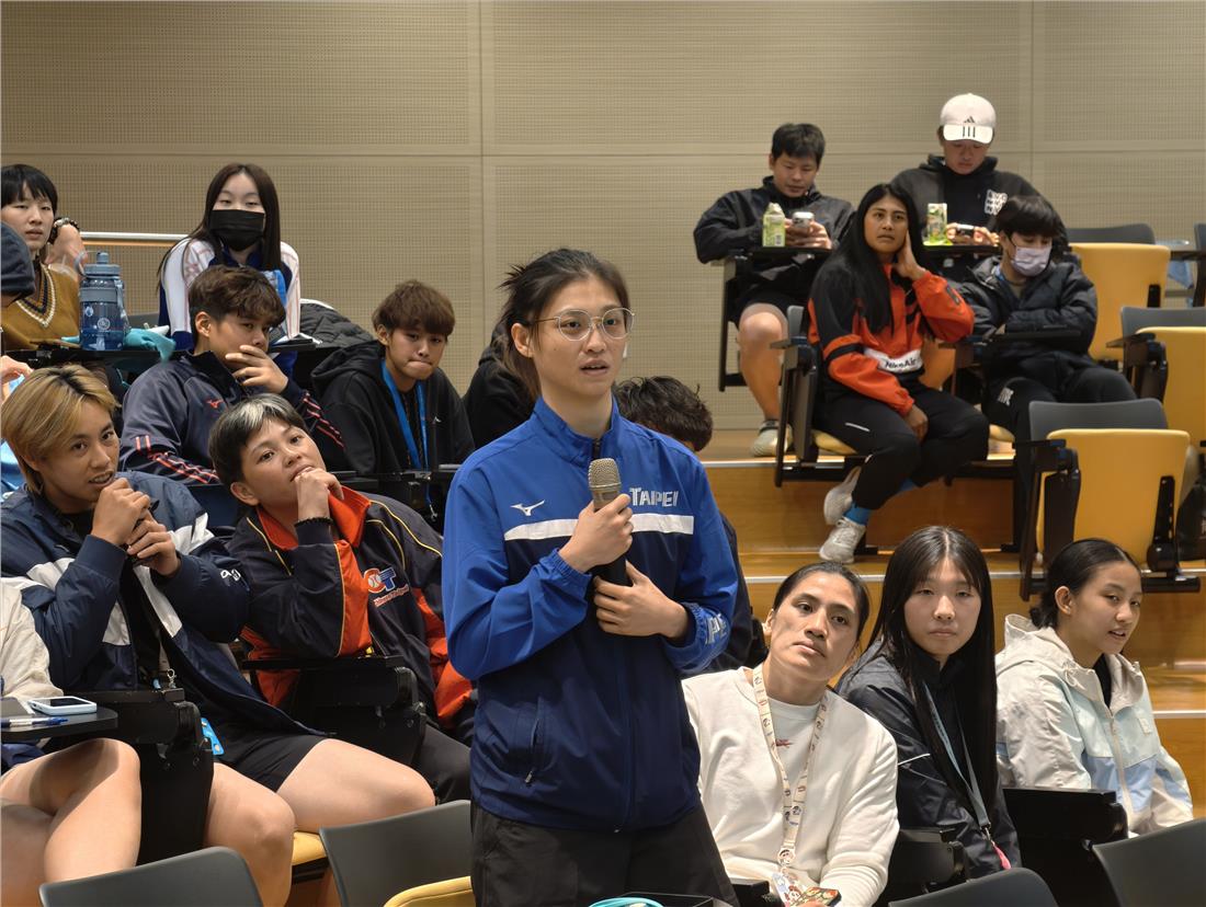 吳詩儀選手提問