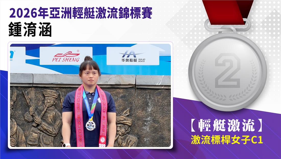 捷報-2026年亞洲輕艇激流錦標賽