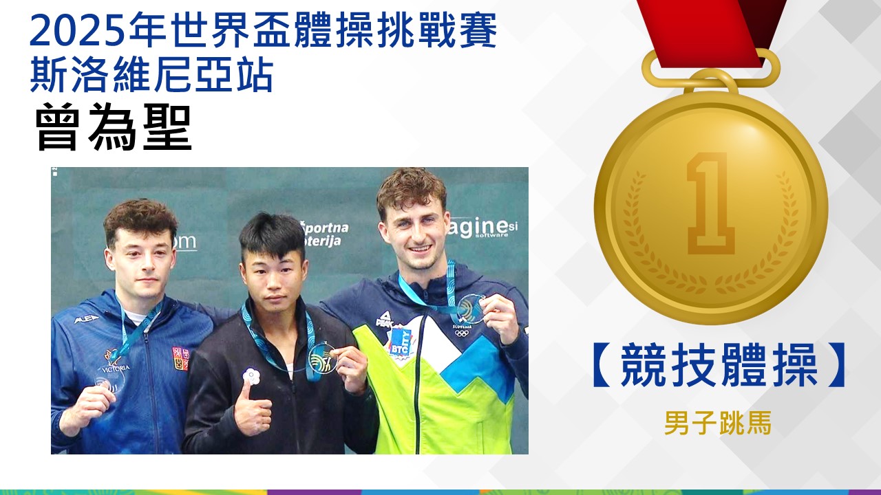 捷報-體操培訓隊參挑戰賽斯洛維尼亞站榮譽榜