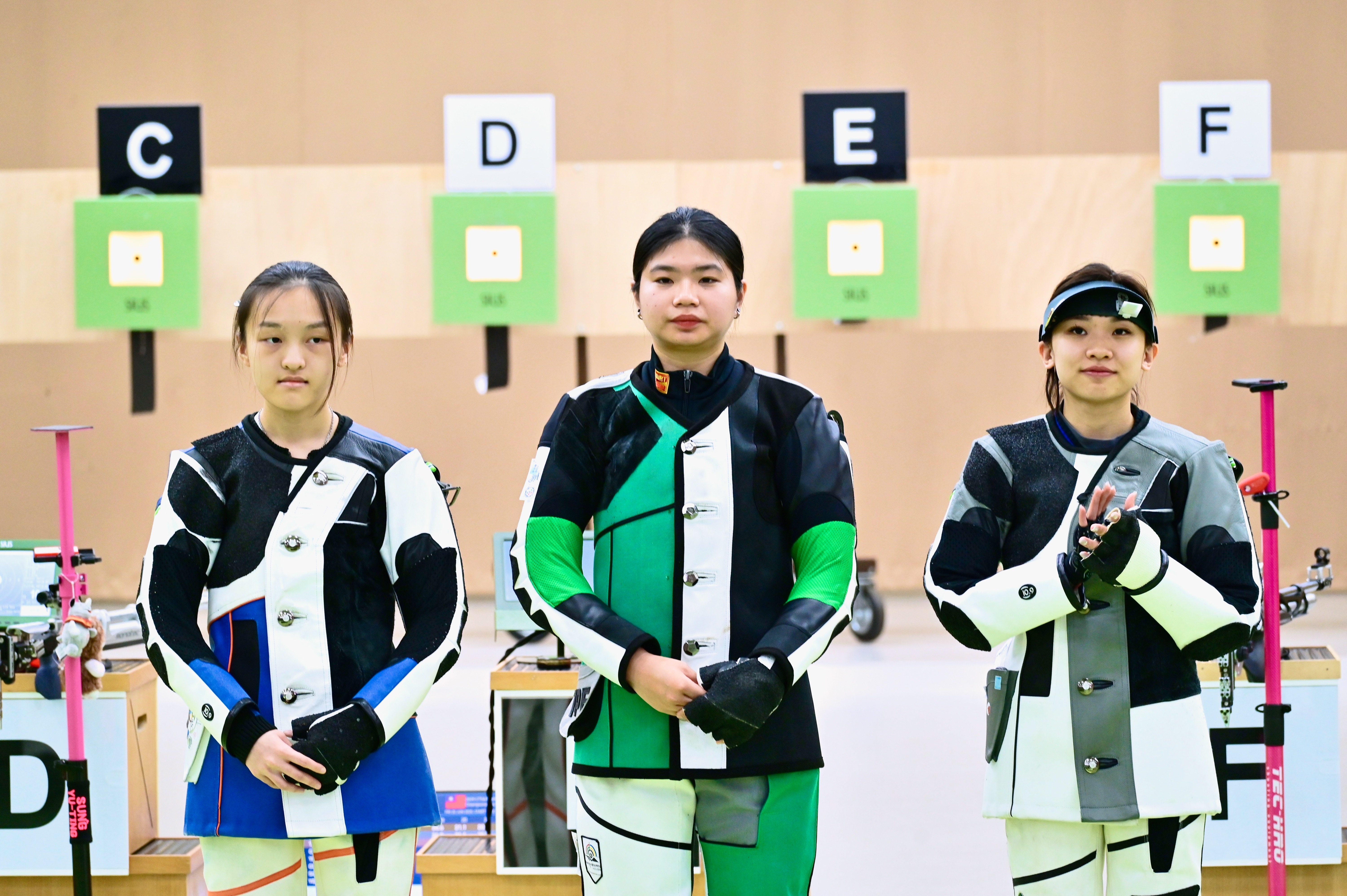 社會組女子10M空氣步槍_奪牌選手
